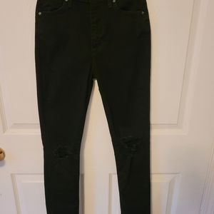 Levi Black skinny jeans